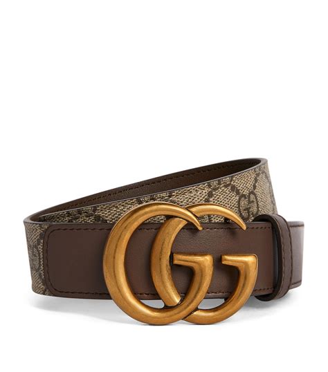 gucci women's double g buckle gg supreme belt|Gucci reversible belt buckle.